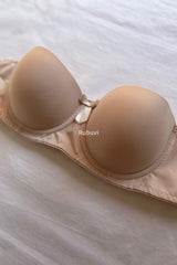 Ten Women B Cup Strapless Non-Padded Non-Underwire Minimizer Strapless Bra