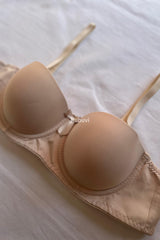 Ten Women B Cup Strapless Non-Padded Non-Underwire Minimizer Strapless Bra